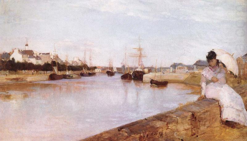 The port of Lorient, Berthe Morisot